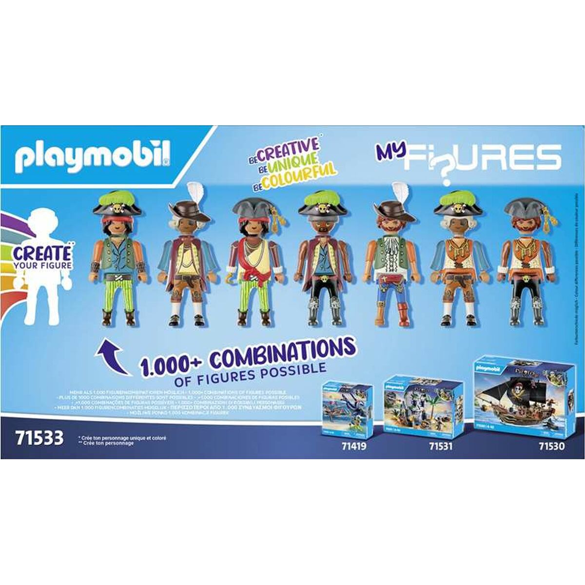 Playset Playmobil Pirates 71533 83 Pièces